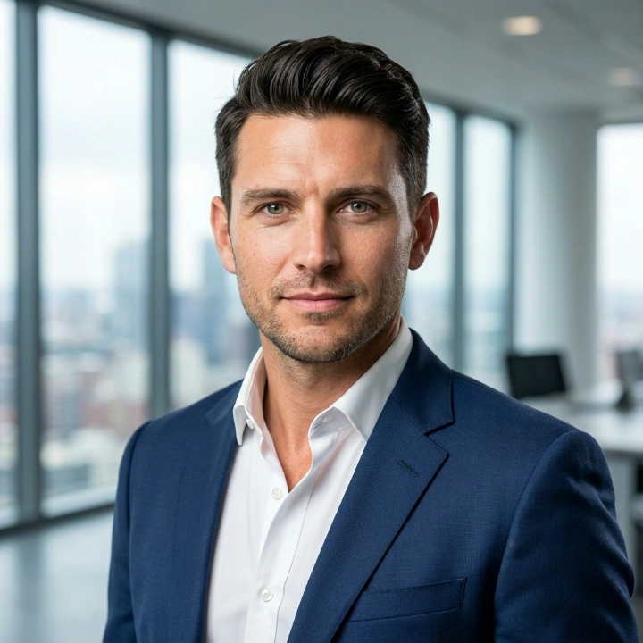 Business portrait generated with the service